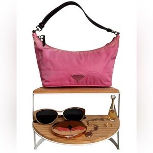 Vintage Prada Y2K Pink Shoulder Bag